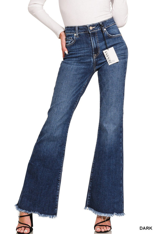 HIGH RISE BELL BOTTOM JEANS